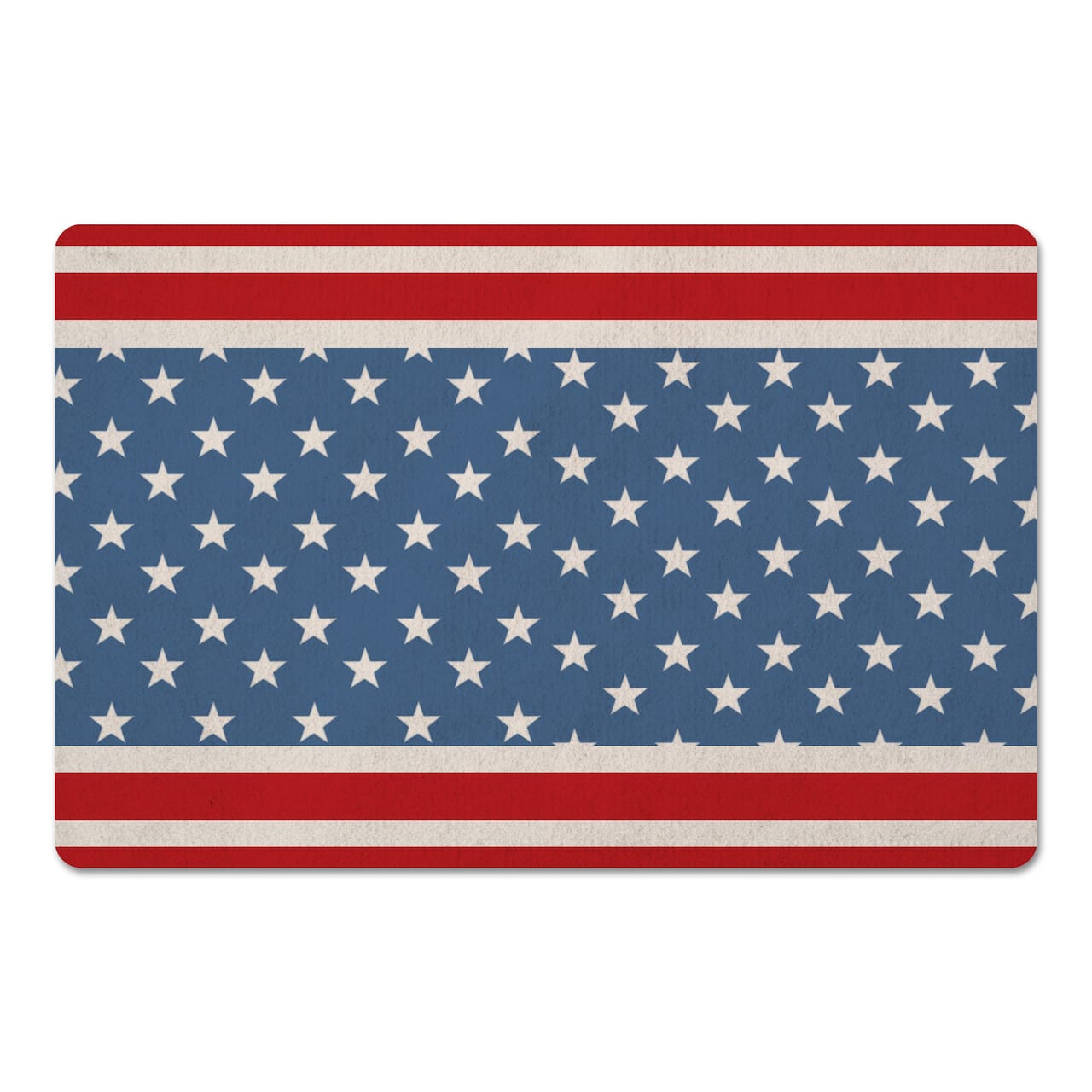 Designs Direct Red & Blue Stars & Stripes Floor Mat